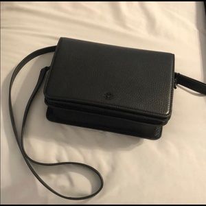 Dagne Dover Medium Andra Crossbody in Onyx